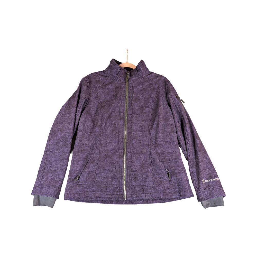 Free Country Purple Fleece Lined Jacket L